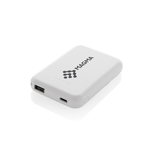 Stellar RCS recycled plastic 5000 mah 5W magnetic powerbank