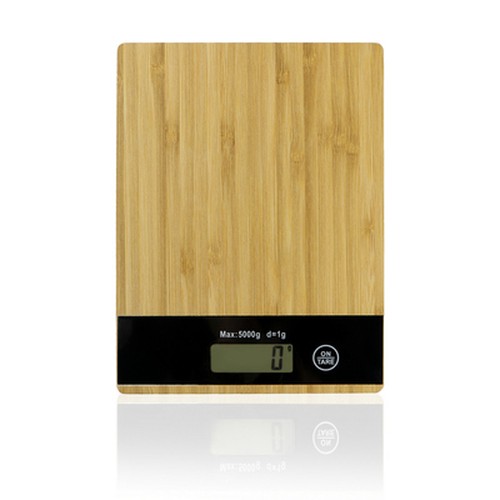 Kitchen scale with bamboo front part | Beck Kitchen scale with bamboo front part | Beck