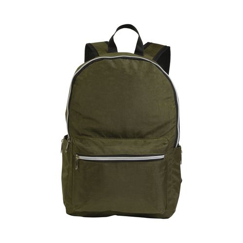 420D nylon 4-pocket backpack (two mesh side pockets with zipped closure). Straps 420D nylon 4-pocket backpack (two mesh side pockets with zipped closure). Straps