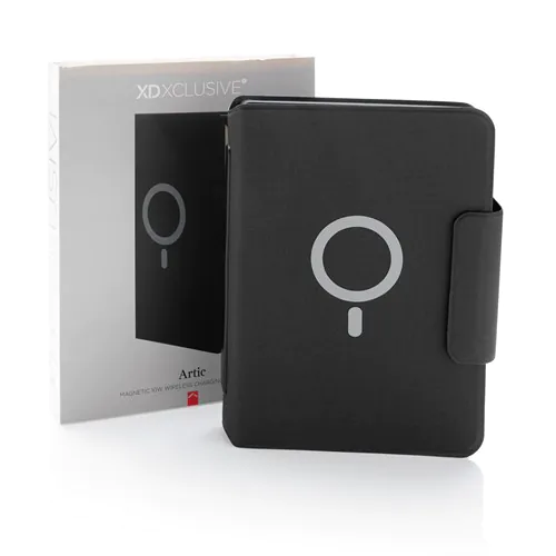 Libreta Artic magnética A5 con carga inalámbrica 10W