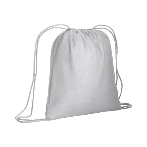 Backpack made of 120 g/m2 cotton, with choke closure. It is OEKO-TEX® certified.