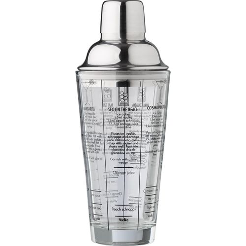 Glass cocktail shaker (400 ml) Adela