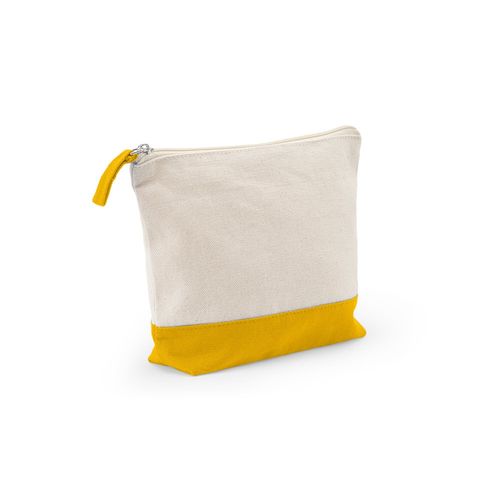 DAPHNE. 100% katoenen cosmetische tas (340 g/m²) tweekleurig