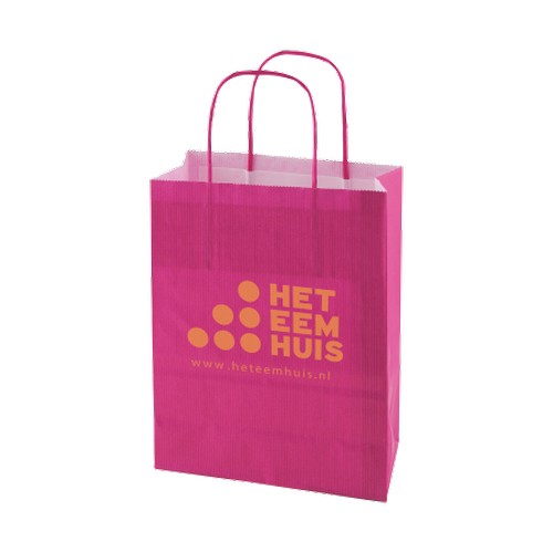 Paper bag 240x120x310 mm coloured