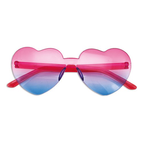 Lunettes de soleil en forme de coeur. Protection U Ribes