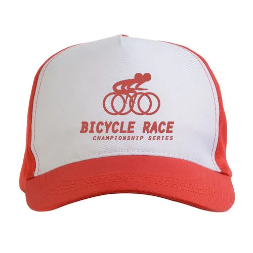 Polyester Hat, 5 panels, with adjustable velcro strap Polyester Hat, 5 panels, with adjustable velcro strap