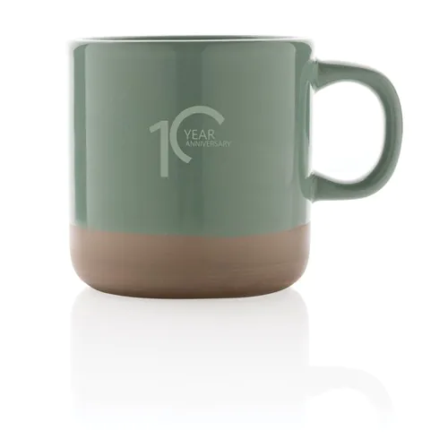Glazed ceramic mug 360ml Glazed ceramic mug 360ml