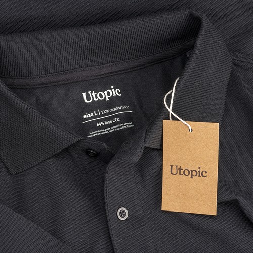 Polo 100% tissu régénéré