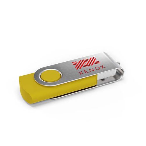 USB Stick Twister Yellow, 128 GB