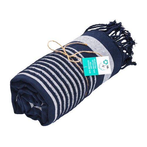 350 g/m2 recycled cotton beach towel/pareo