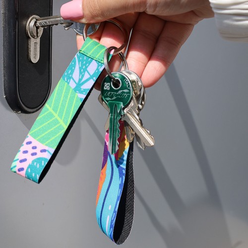 CUSTOMIZABLE RIBBON KEYCHAIN