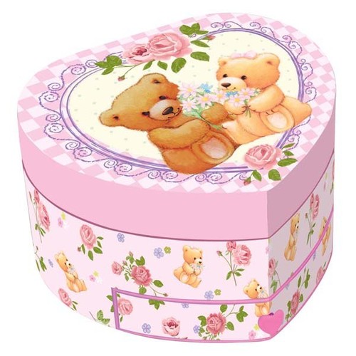 MUSIC BOX HEART - TEDDY BEARS