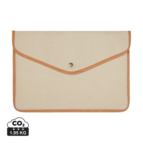VINGA Bosler GRS recycled canvas 16" laptop sleeve VINGA Bosler GRS recycled canvas 16" laptop sleeve