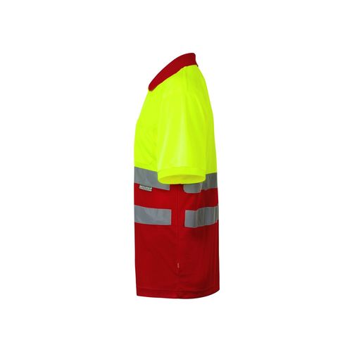 VL CUPID. Polo bicolore bird-eye (160g/m²) con maniche corte, in poliestere (100%)