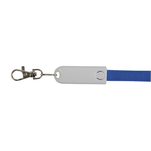 Lanière avec mousqueton avec fonction de cable de recharge avec prise Micro-USB/Lightning/