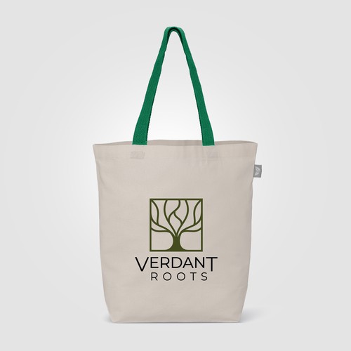 Tonga Recycled 5 oz Cotton Coloured Handle Shopping Tote Bag - 11L