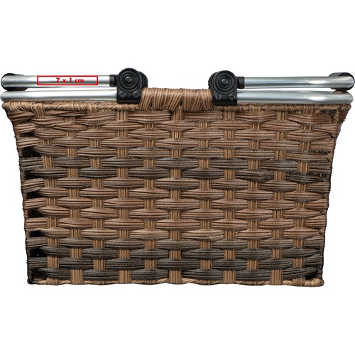 Rattan shopping basket