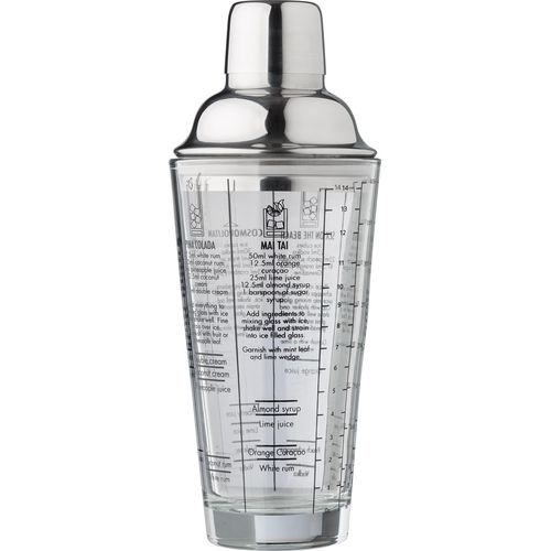 Glass cocktail shaker (400 ml) Adela