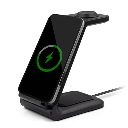 Chargeur sans fil 15W, 3 en 1, support de téléphone | Todd Chargeur sans fil 15W, 3 en 1, support de téléphone | Todd