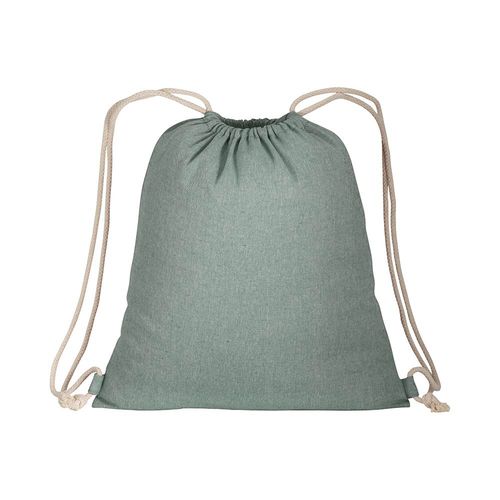 150g/m2 recycled cotton drawstring backpack