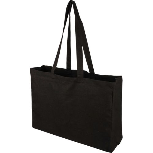 Bolsa con asas de algodón Oeko-Tex® Hugh Bolsa con asas de algodón Oeko-Tex® Hugh