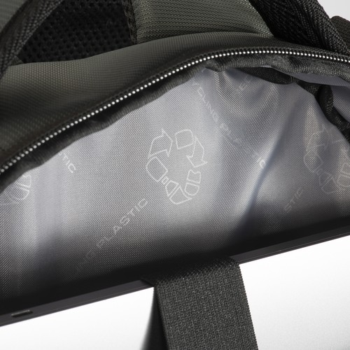 Laptop backpack in recycled PET Laptop backpack in recycled PET