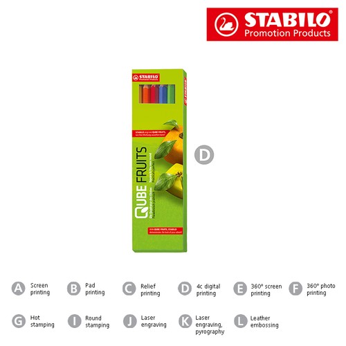 STABILO 1785 Set da 6 matite colorate