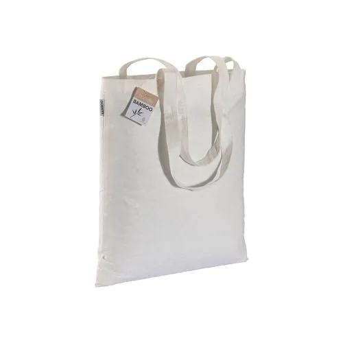 135 g/m2 bamboo fiber shopping bag with long handles