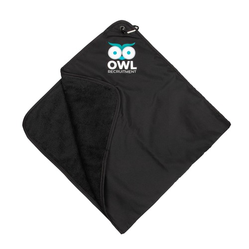 2 in 1 golf towel with rain cover