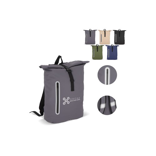 PU-gecoat R-PET 600D rolltop rugzak 20L