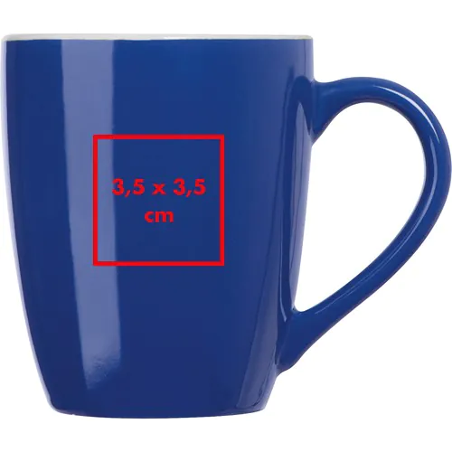 Tasse colorée et intérieur blanc Tasse colorée et intérieur blanc