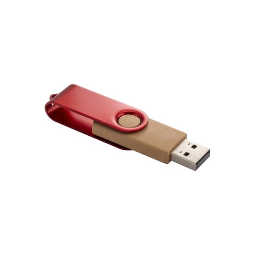 Clé USB en paille de blé, résine biodégradable et métal 4Gb