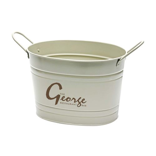 Seau ovale en métal galvanisé (6,2 litres) Seau ovale en métal galvanisé (6,2 litres)