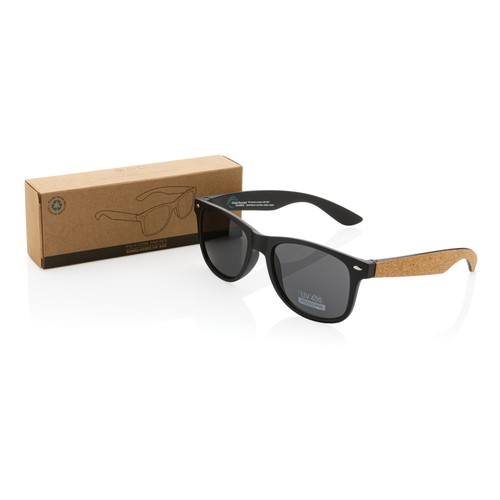 GRS recycled PC plastic sunglasses with cork GRS recycled PC plastic sunglasses with cork