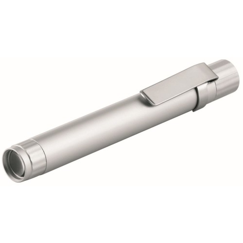 Metmaxx® LED Megabeam lamp "TechPen" silver (Warm White Light) Metmaxx® LED Megabeam lamp "TechPen" silver (Warm White Light)