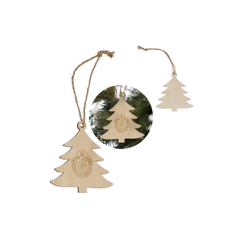 Tree shaped wooden Christmas ornament Tree shaped wooden Christmas ornament
