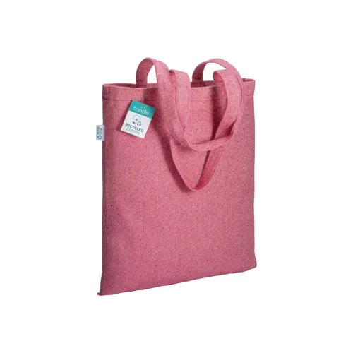 Tote bag en coton recyclé 280 g/m2, anses longues Tote bag en coton recyclé 280 g/m2, anses longues