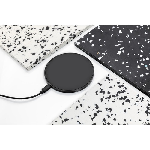 10W Wireless Charger aus RCS Standard recyceltem Kunststoff 10W Wireless Charger aus RCS Standard recyceltem Kunststoff