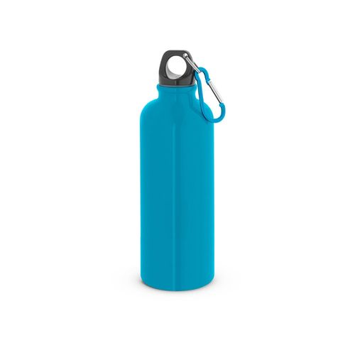 KELCE. Single-wall stainless steel bottle with carabiner clip 550 ml