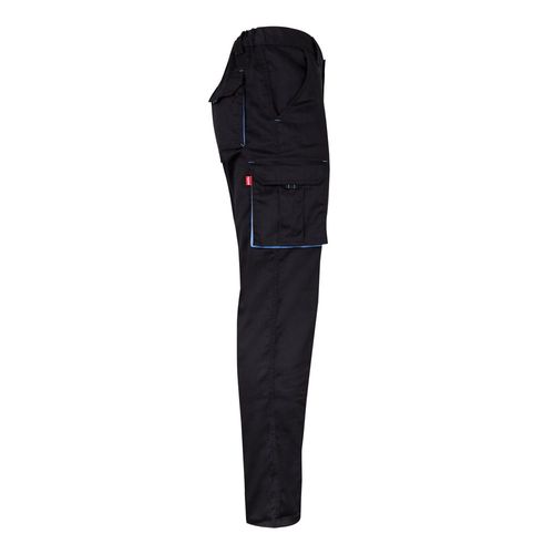 VL FIDES. Two-tone, multi-pocket stretch trousers (240g/m²), in cotton (46%), EME (38%) and polyester (16%) VL FIDES. Two-tone, multi-pocket stretch trousers (240g/m²), in cotton (46%), EME (38%) and polyester (16%)
