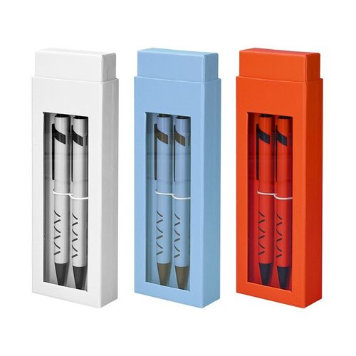 ADORNO : 1 BOLIGRAFO TINTA AZUL + 1 PORTAMINA