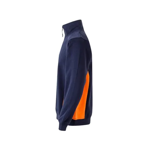 VL SVAROG. Sweat bicolore en éponge (260g/m²), en polyester (65%) et coton (35%)