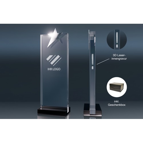 Crystal Trophy Star (M)