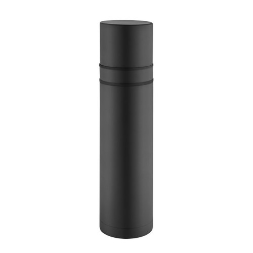 Metmaxx® thermos flask "DoubleCupDesign" black