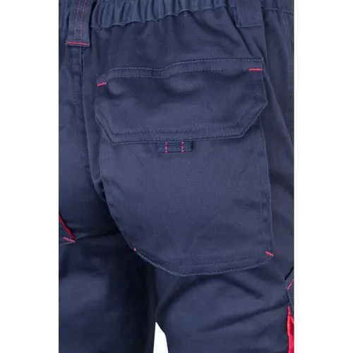 VL FIDES. Two-tone, multi-pocket stretch trousers (240g/m²), in cotton (46%), EME (38%) and polyester (16%) VL FIDES. Two-tone, multi-pocket stretch trousers (240g/m²), in cotton (46%), EME (38%) and polyester (16%)