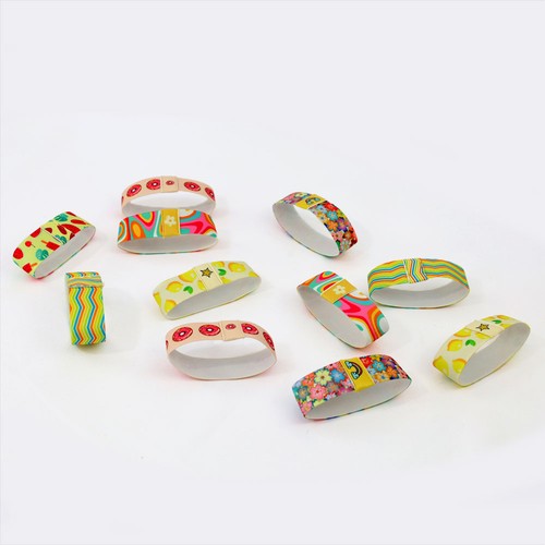 ELASTIC BRACELET 25X90MM 1 SIDE CUSTOMIZABLE