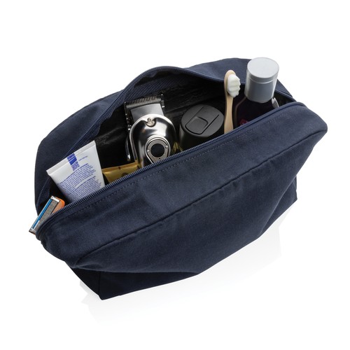 Impact Aware™ 285 gsm rcanvas toiletry bag undyed Impact Aware™ 285 gsm rcanvas toiletry bag undyed
