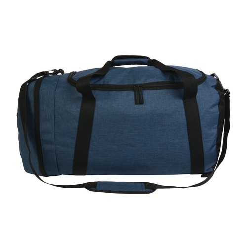 Borsa sport in poliestere twotone con spallacci estraibili e tasca porta scarpe Borsa sport in poliestere twotone con spallacci estraibili e tasca porta scarpe