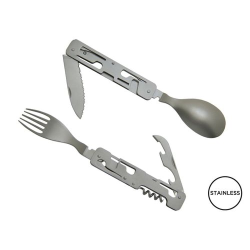 Cutlery set 'Papagayo', with neoprene pouch Cutlery set 'Papagayo', with neoprene pouch