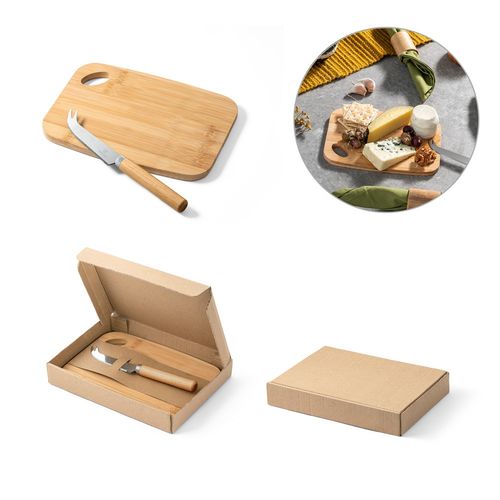 CAPPERO. Set with board and cheese knife CAPPERO. Set with board and cheese knife